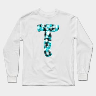 Paint Splash Letter T Long Sleeve T-Shirt